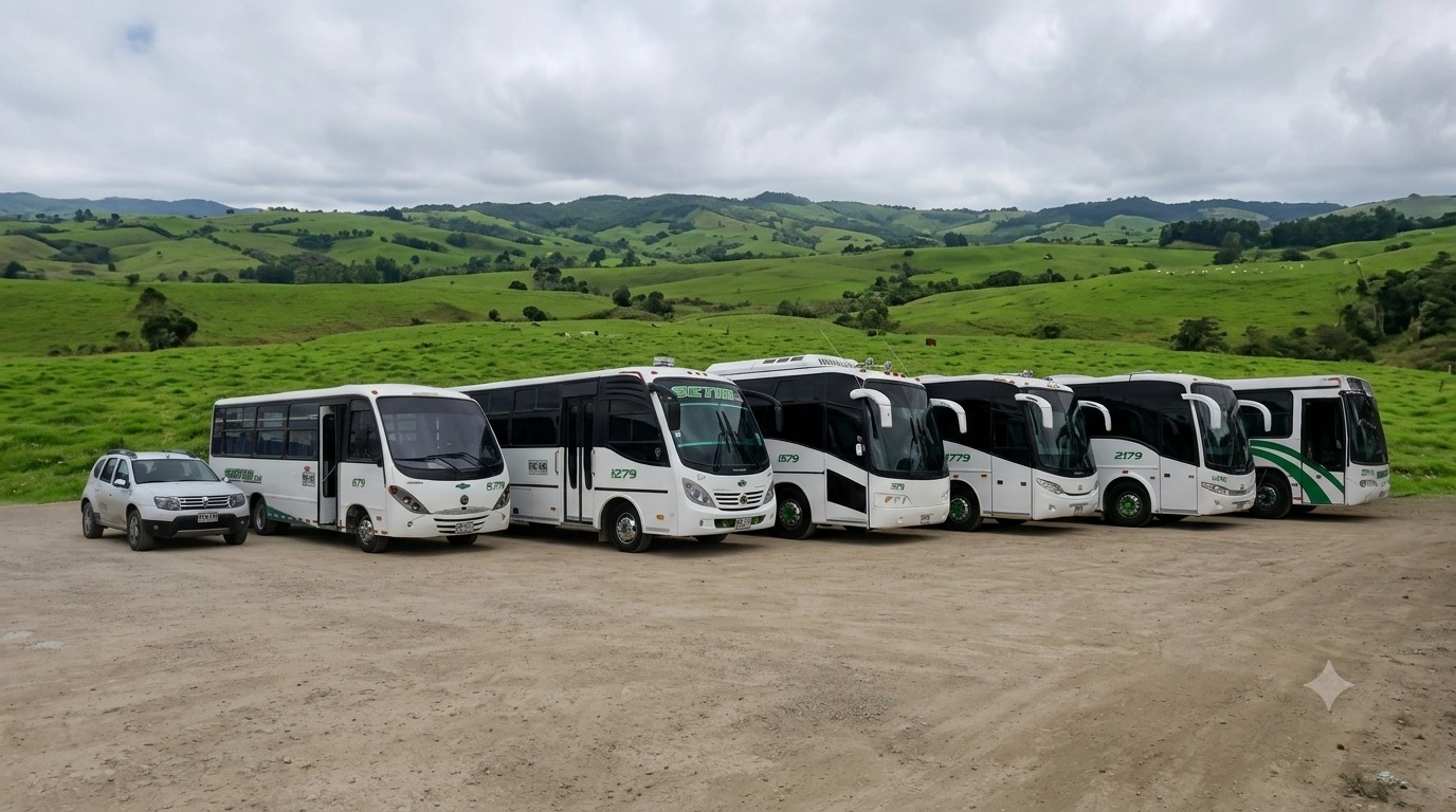 Flota moderna en ruta